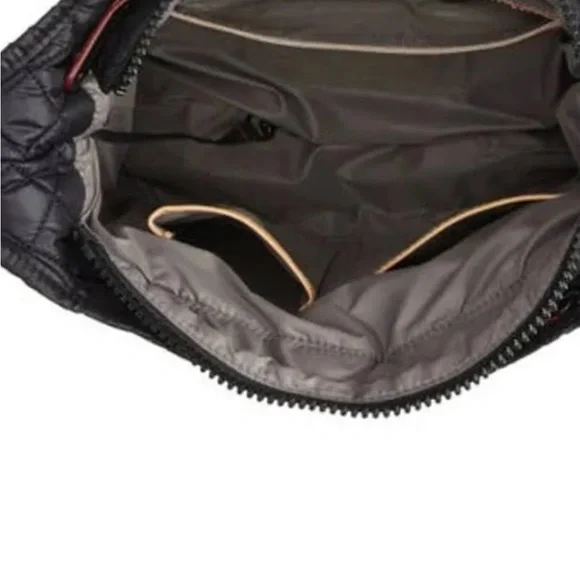 MZ WALLACE Parker Black Quilted Shoulder Bag NWT - Picture 4 of 11